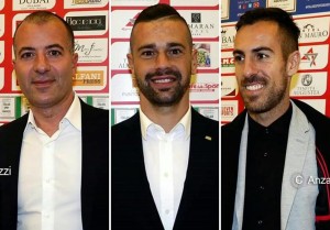 Il Presidente Saverio Sticchi Damiani, Franco Lepore e Marco Mancosu